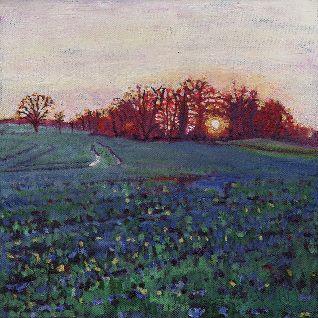 Slunce vítá Zemi, 2012, od Helen White