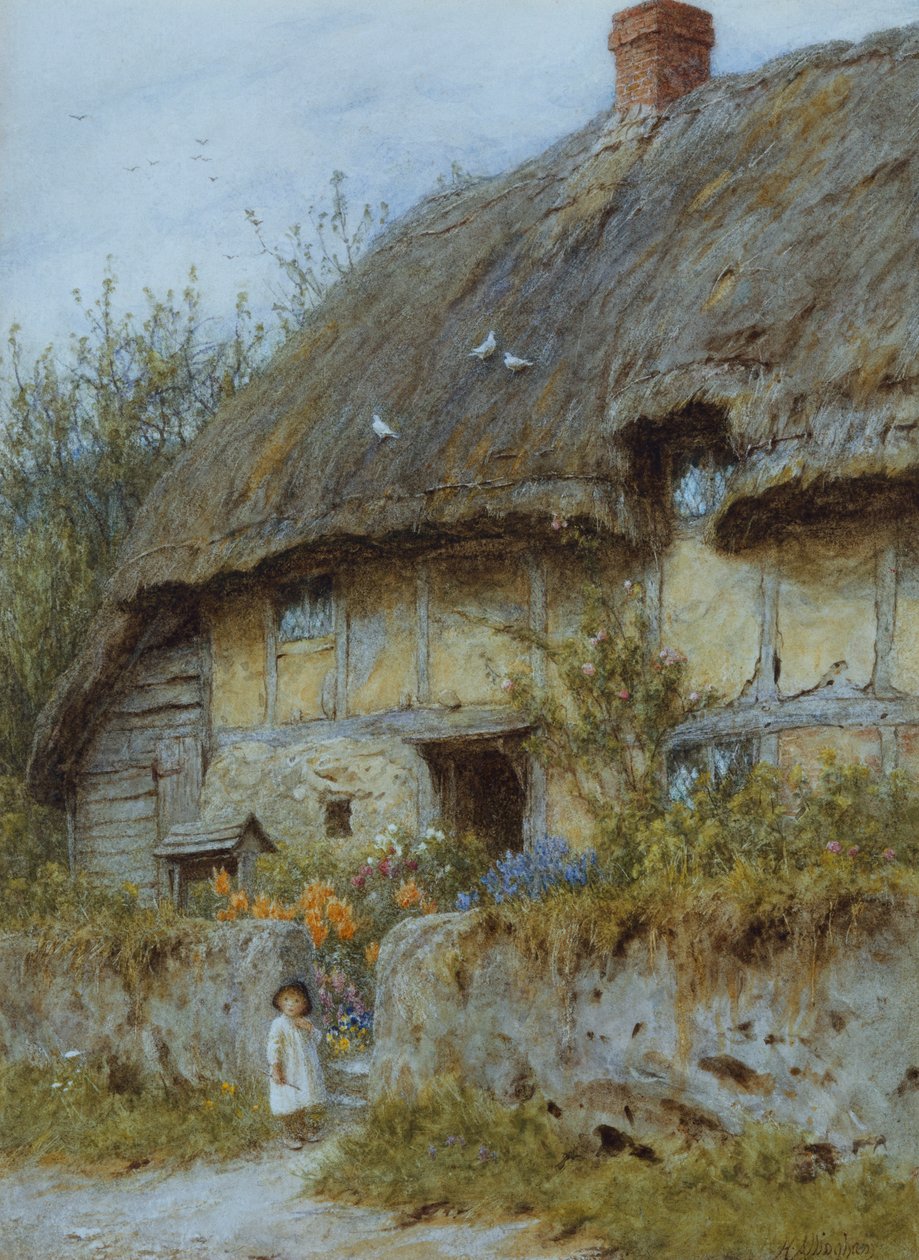 Berkshire Cottage od Helen Allingham