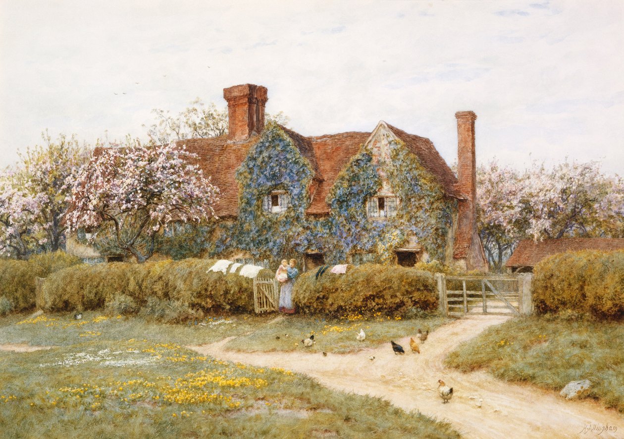 Dům Buckinghamshire v Penstreet od Helen Allingham