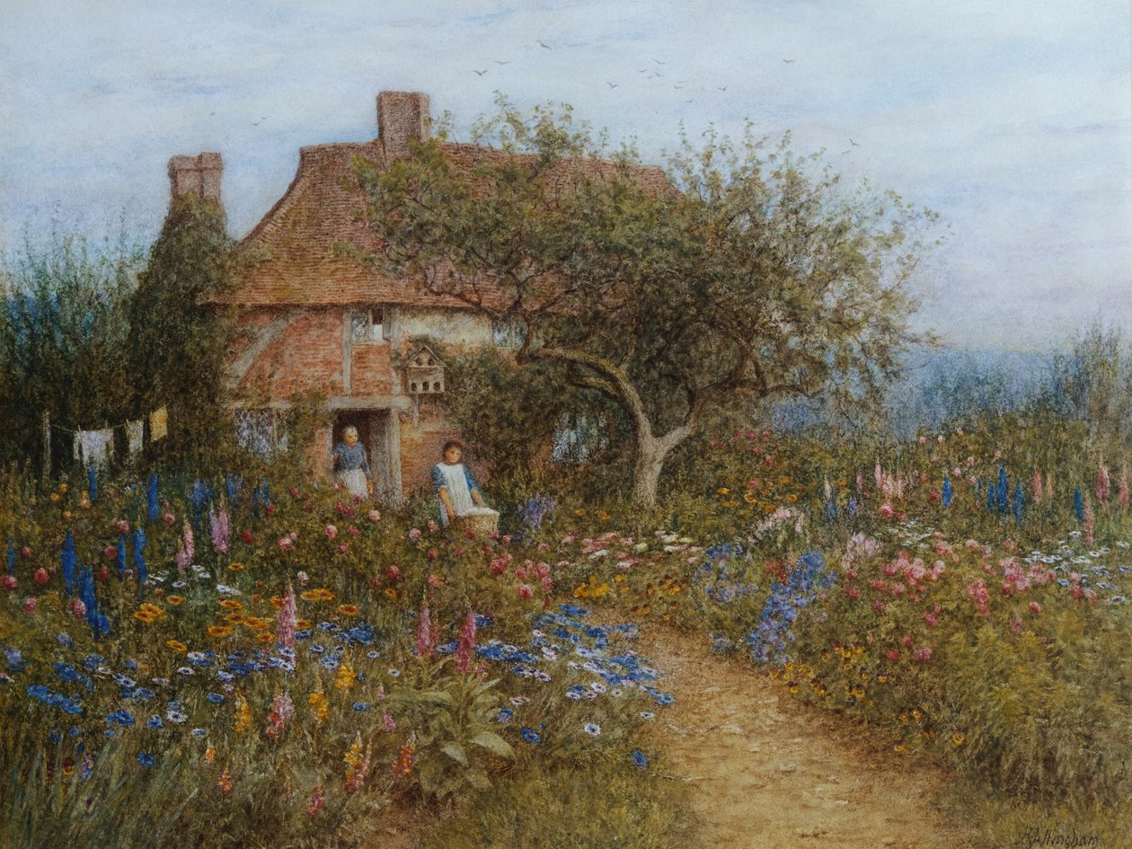 Chata poblíž Brook, Witley, Surrey od Helen Allingham