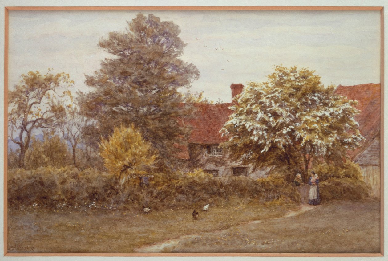 Blakeův dům, Hampstead Heath od Helen Allingham