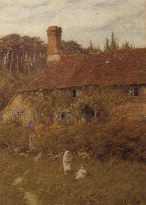 Chata ve Witley od Helen Allingham