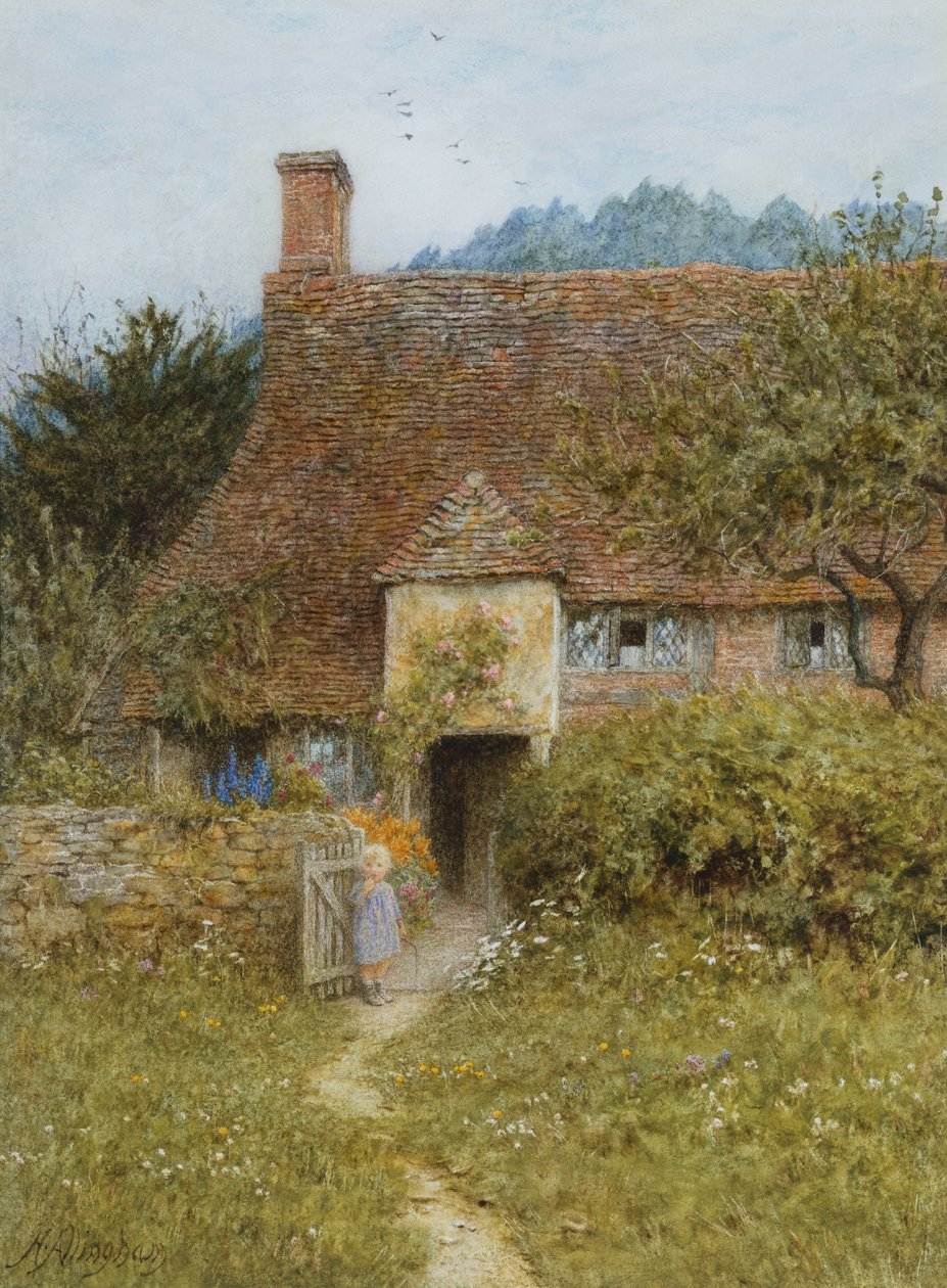 Stará chalupa, Witley od Helen Allingham