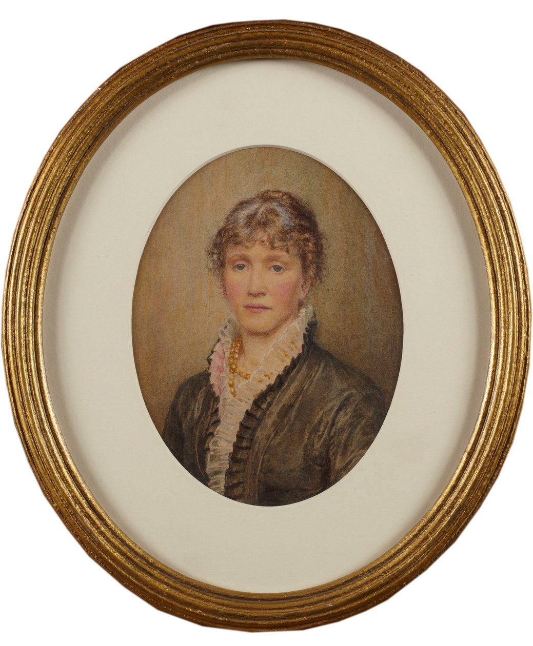 Autoportrét (akvarel na papíře) od Helen Allingham
