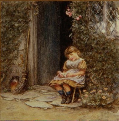 Oblíbená panenka od Helen Allingham