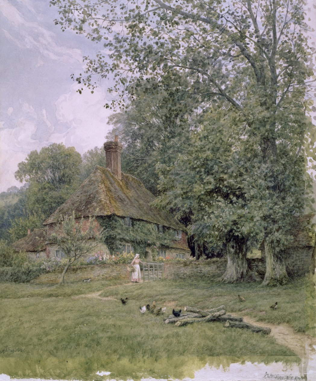 Farma Valewood, 1891 od Helen Allingham