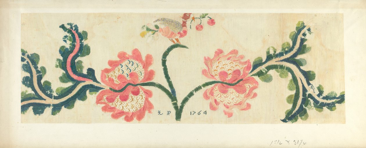 Crewel Bed Vising, c. 1938. od Helen E. Gilman