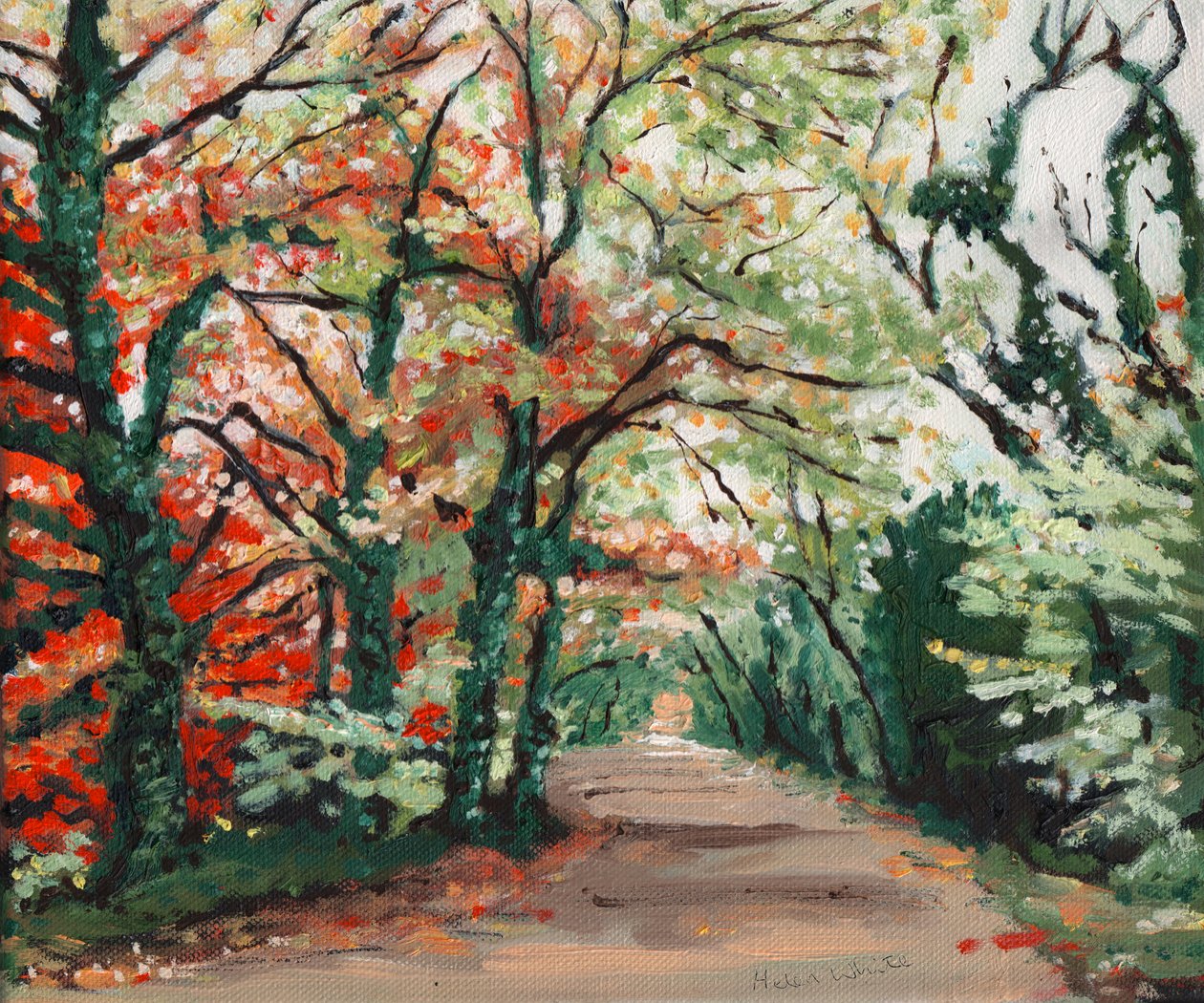 Podzimní pruh, 2008 od Helen White