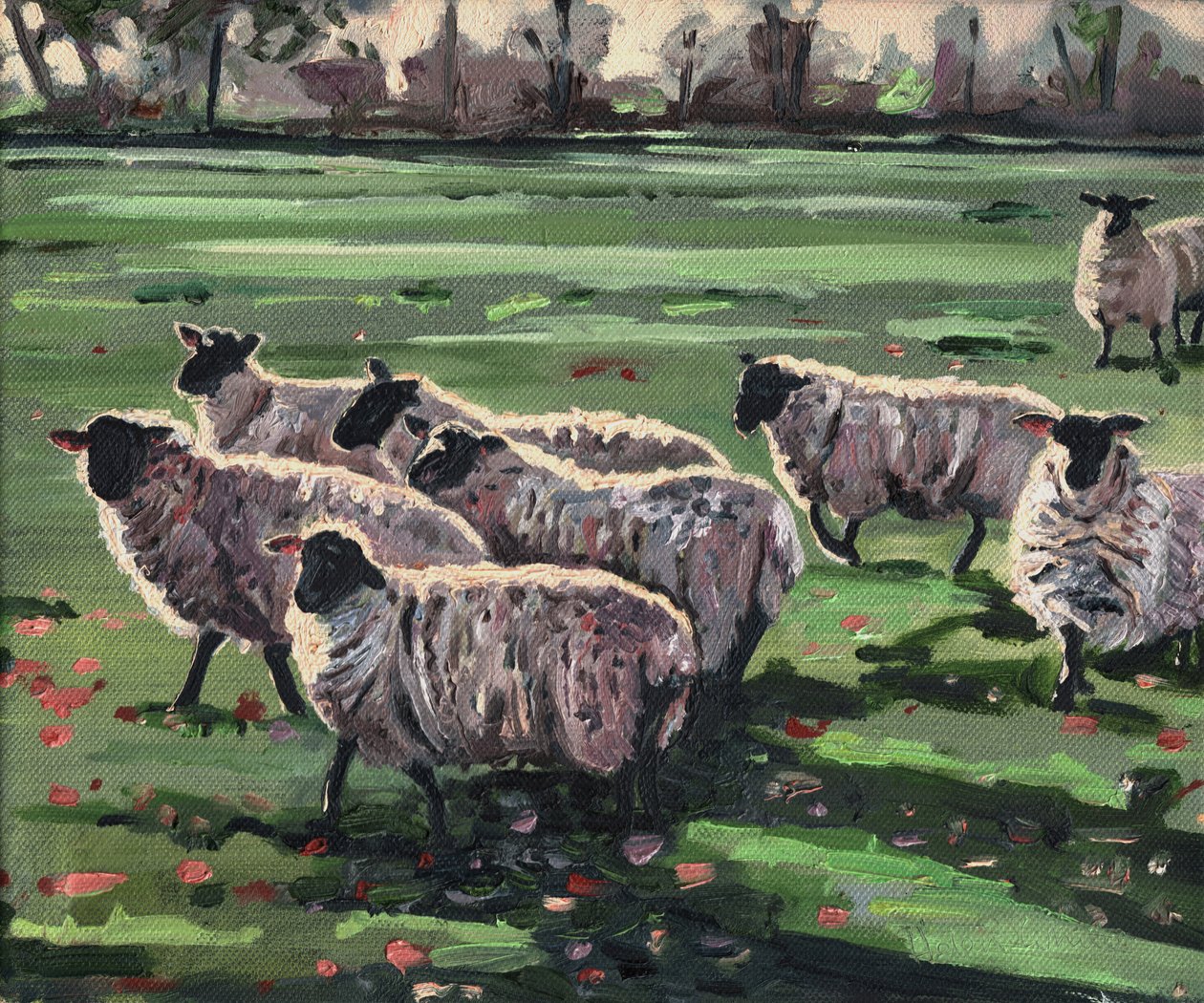Zvědavé stádo II, 2009, od Helen White