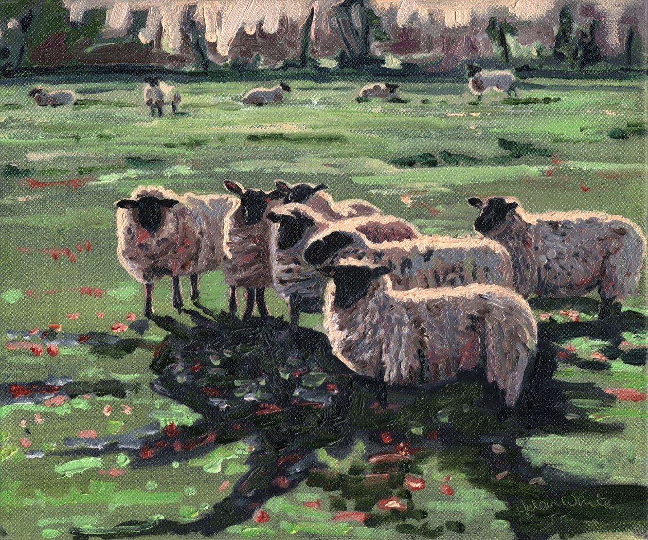Zvědavé stádo I, 2009, od Helen White