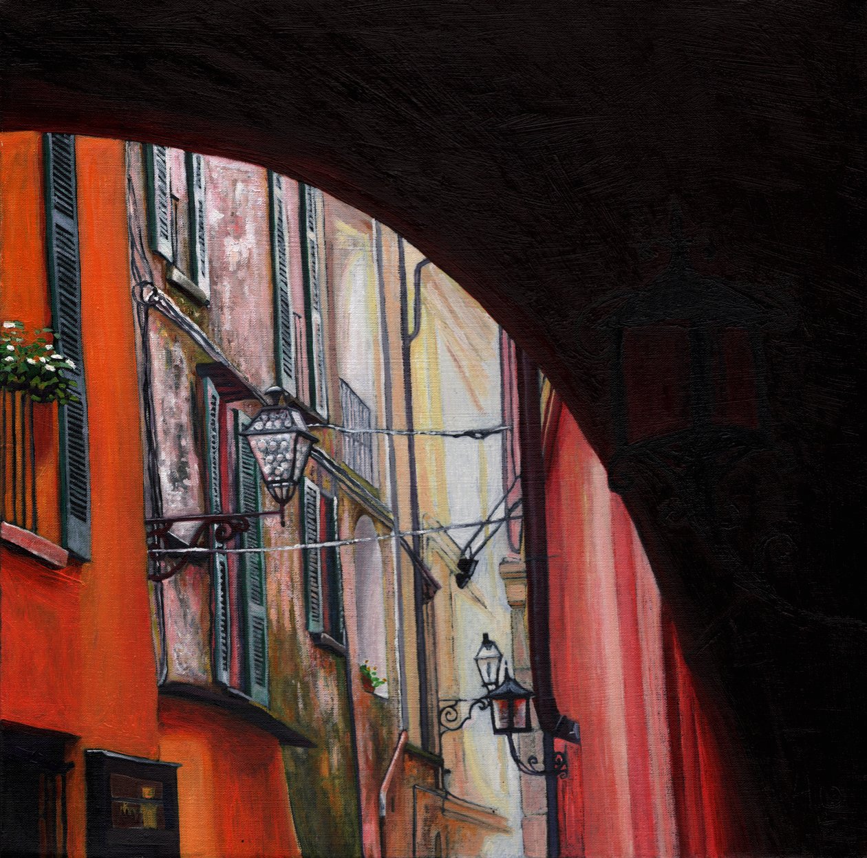 Menaggio lucerny, 2012, od Helen White
