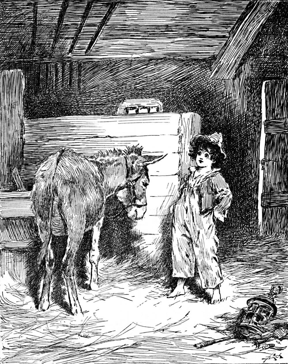 Piccino a jeho přítel osel, c1900 od Helena J. Maguire