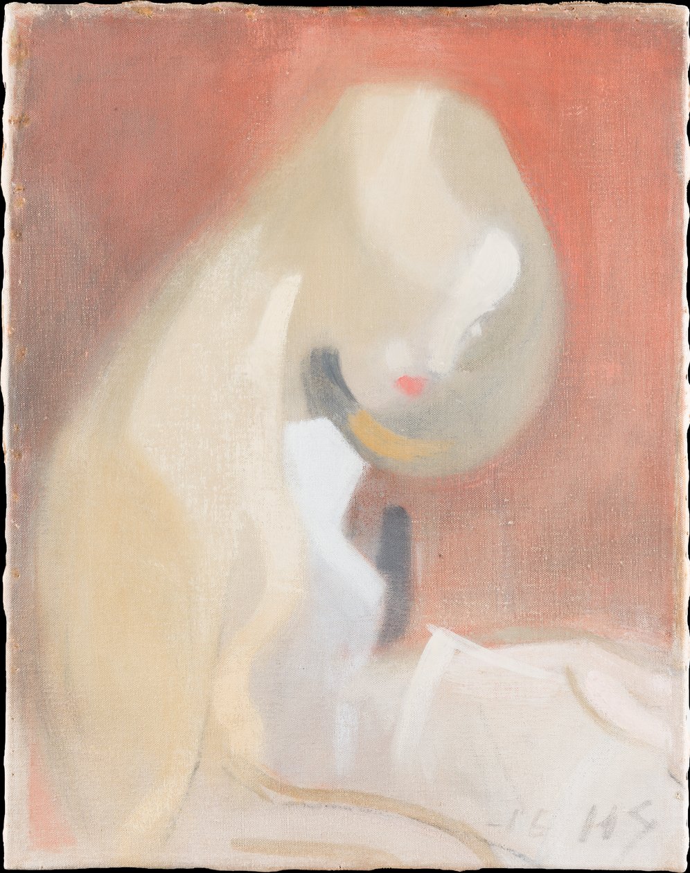 Mädchen mit blondem Haar od Helene Schjerfbeck