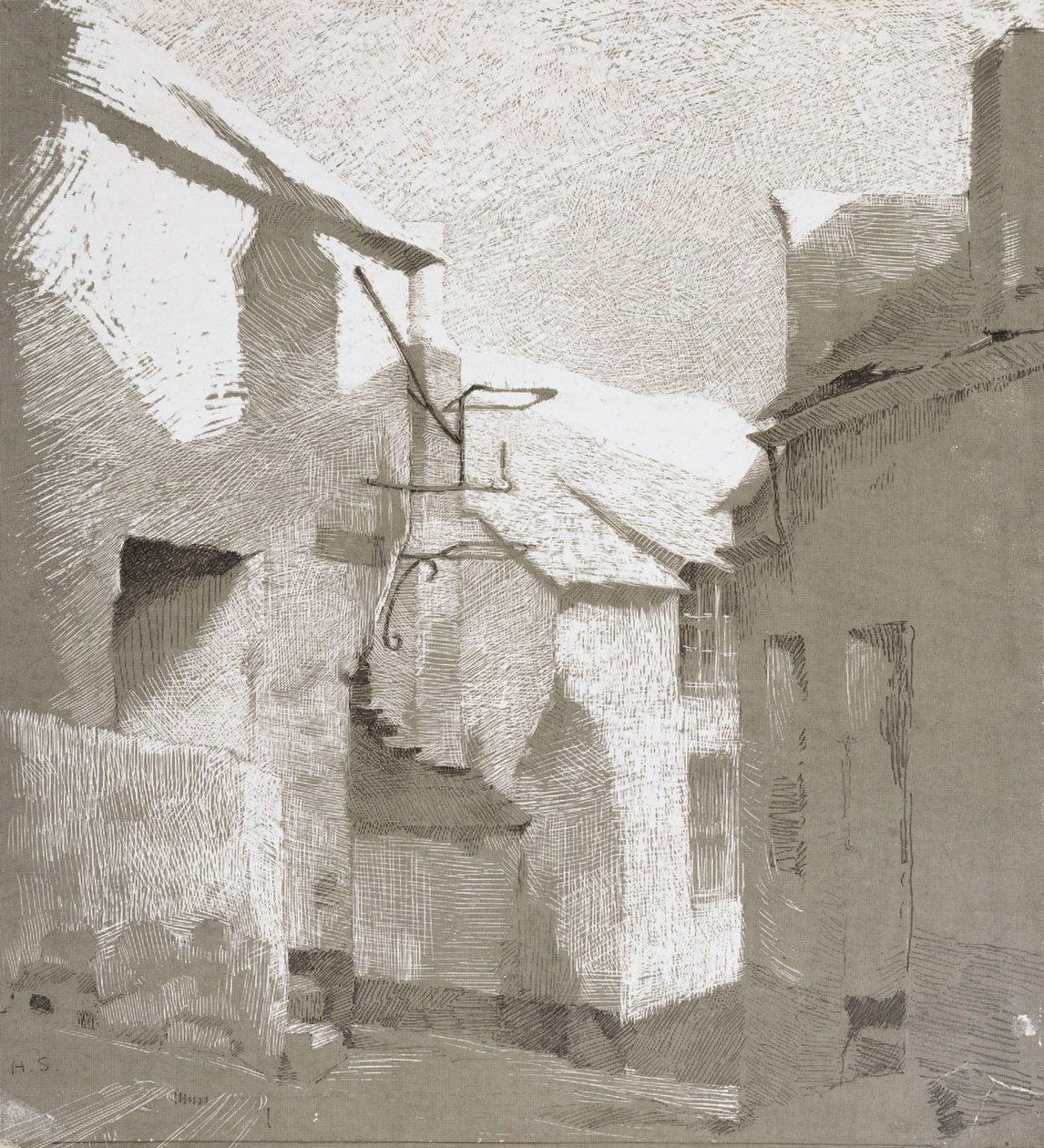 Ulice, St. Ives od Helene Schjerfbeck