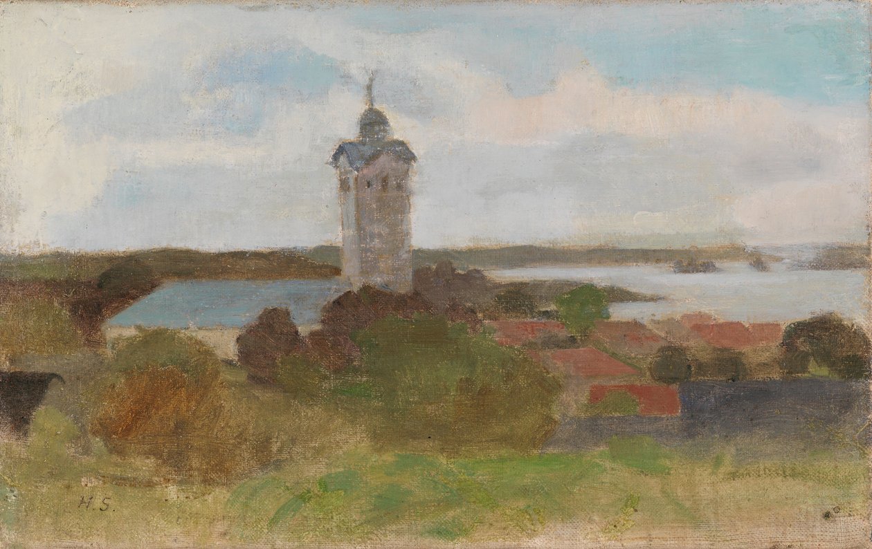 Kostel v Tammisaari od Helene Schjerfbeck