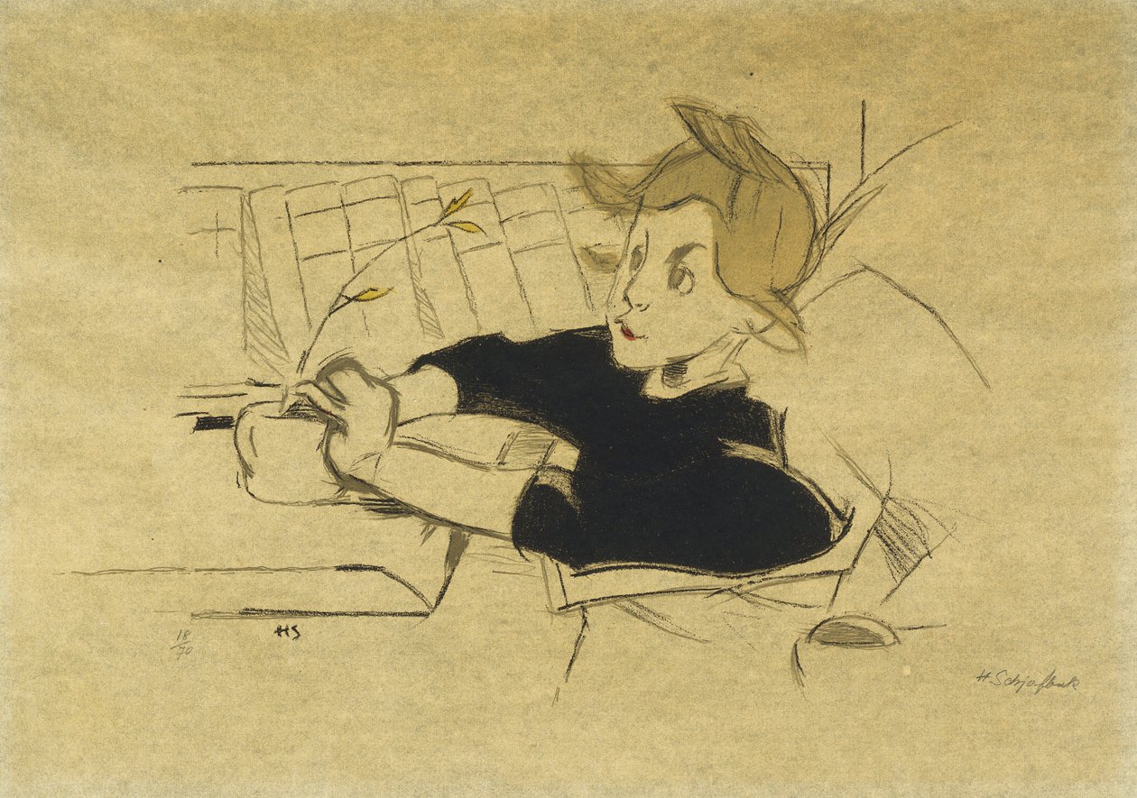Rekonvalescent; Konvalescenten od Helene Schjerfbeck