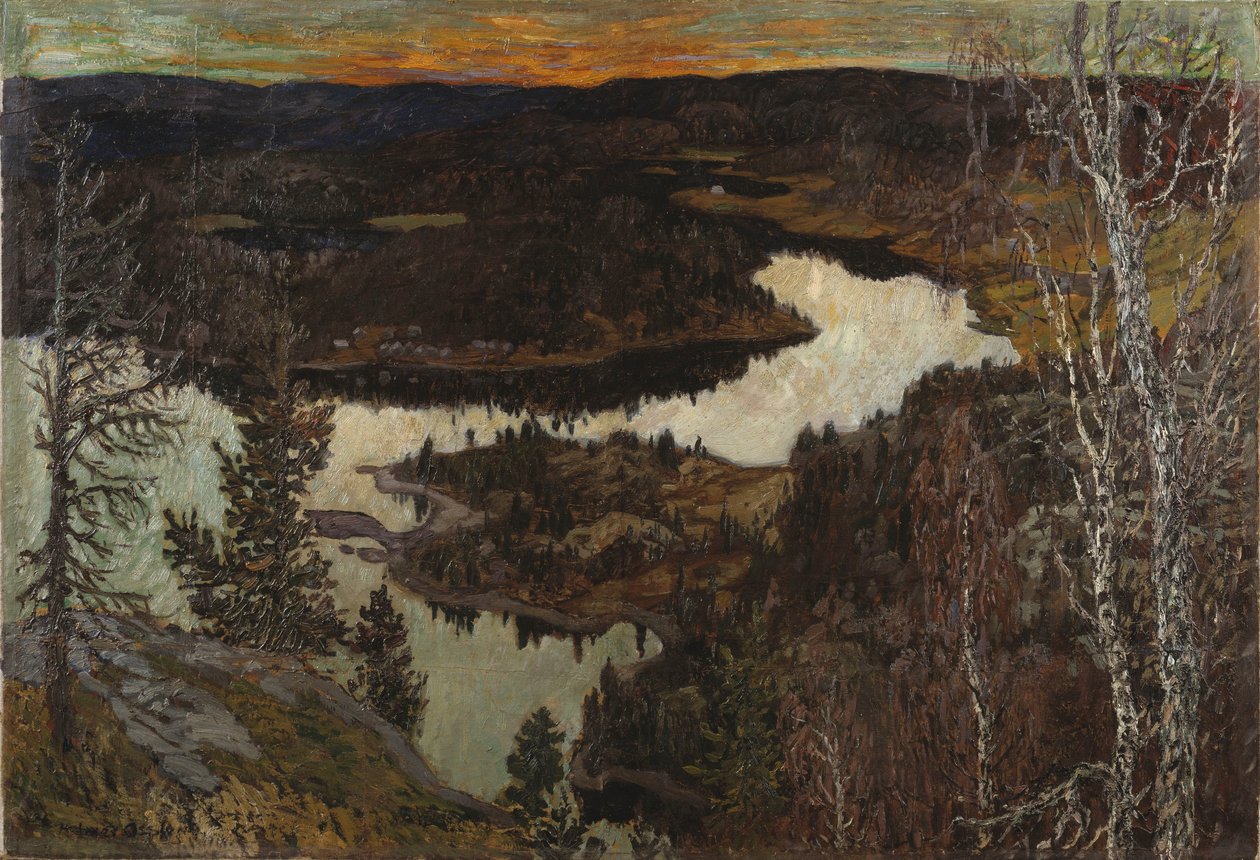 Podzim, Nordingrå od Helmer Osslund