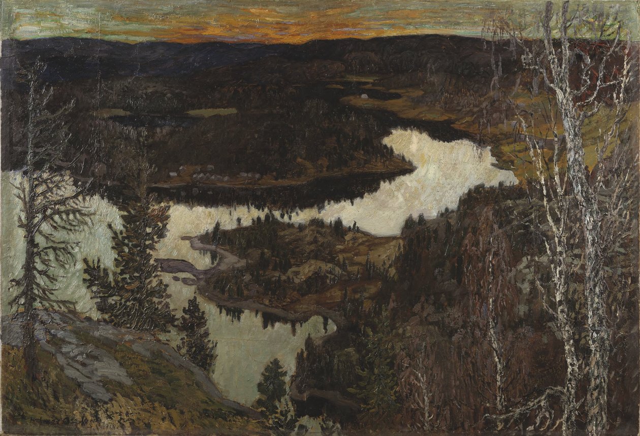 Podzim, Nordingrå od Helmer Osslund