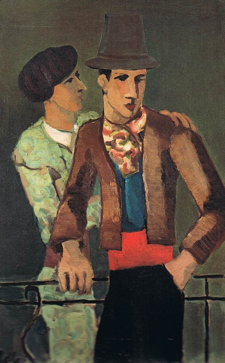Picador držený za rameno torerem od Helmut Kolle