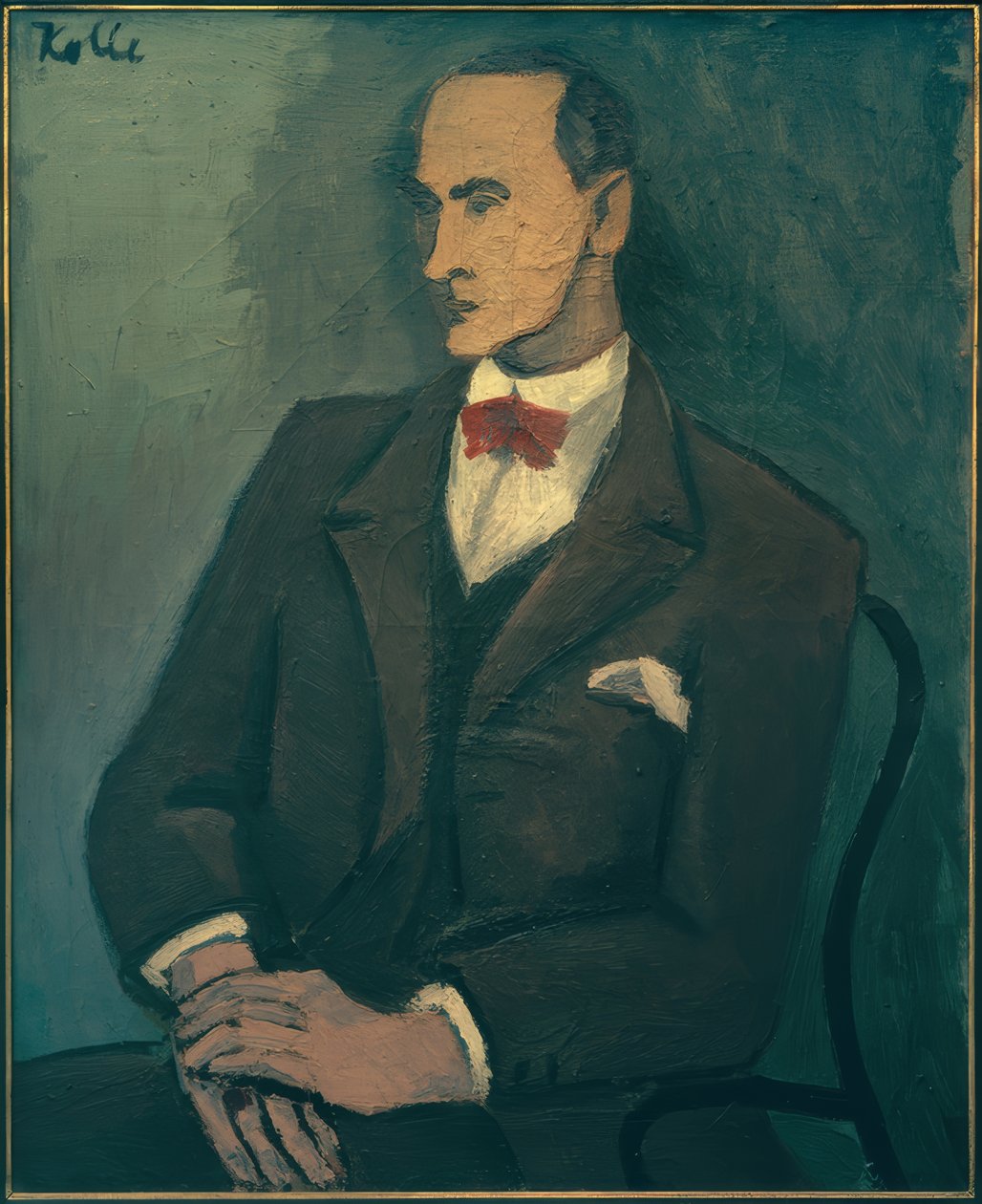 Portrét Wilhema Uhdeho od Helmut Kolle