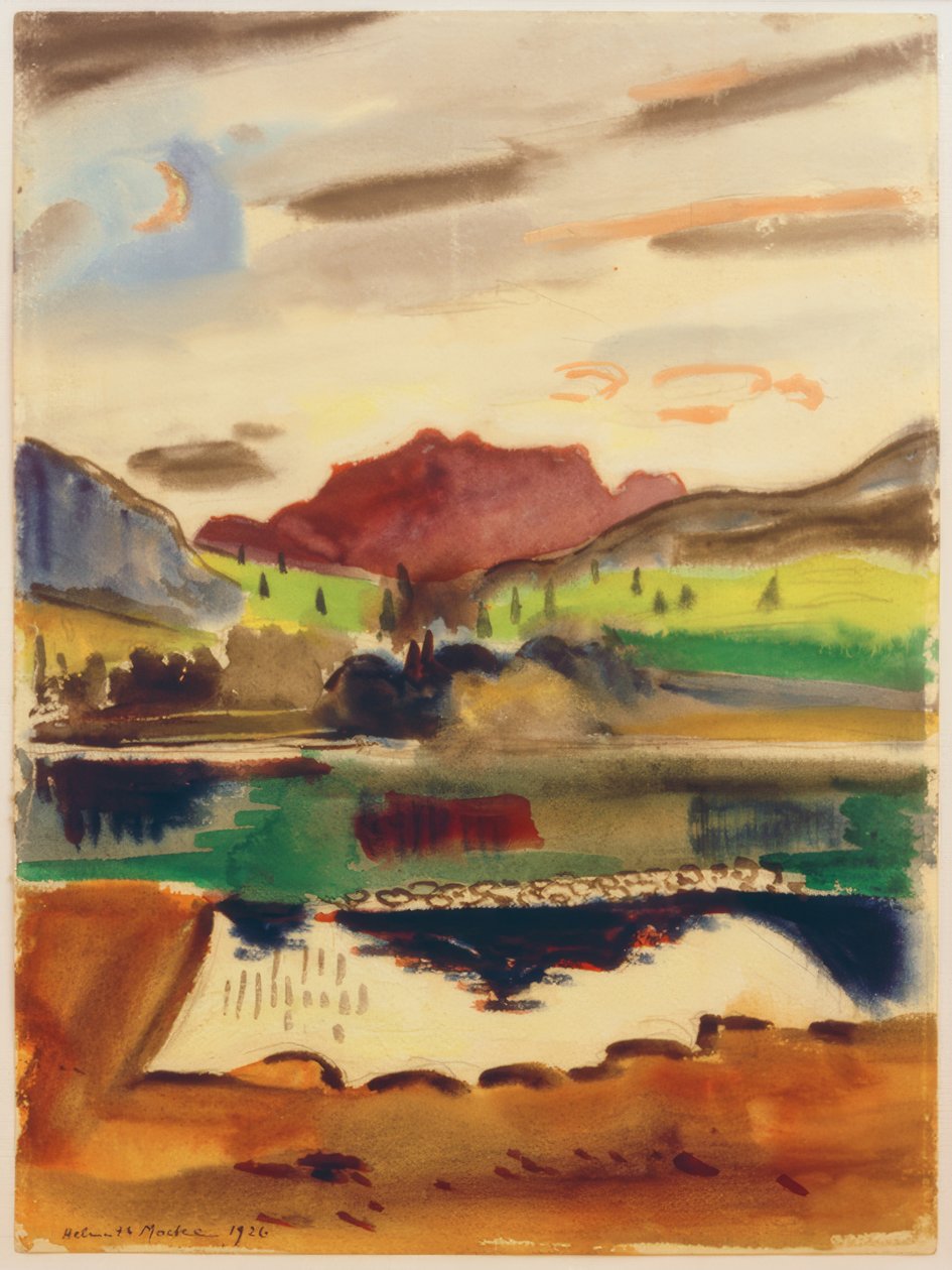 Krajina, 1926 od Helmuth Macke