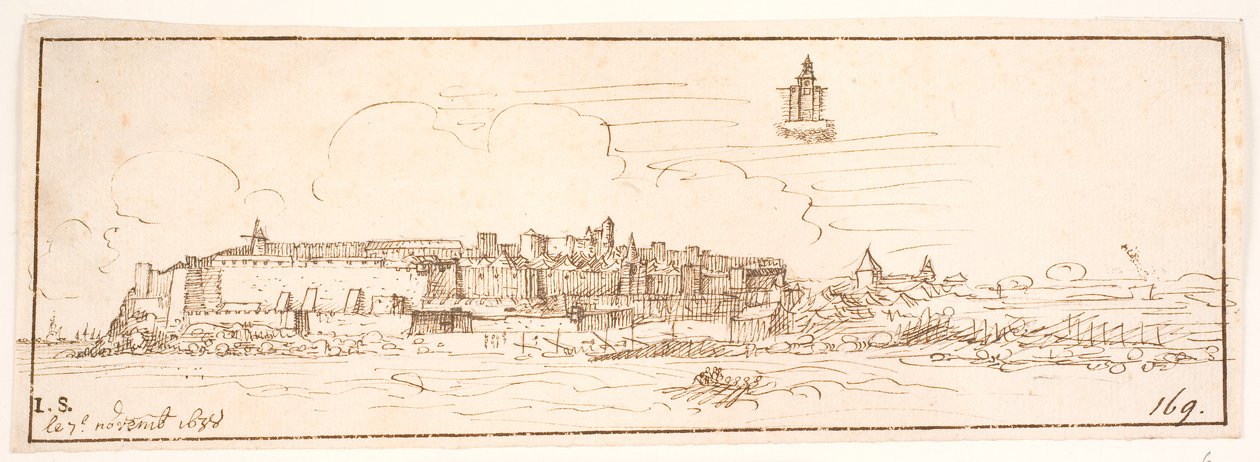 Blaye, ved Garonne Floden od Hem