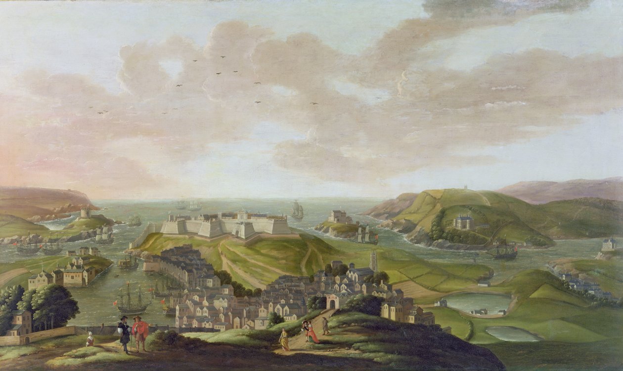 Plymouth, 1673 od Hendrick Danckerts