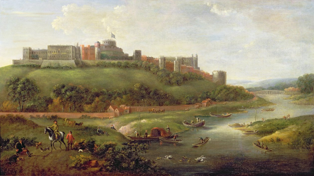 Windsorský zámek od Hendrick Danckerts