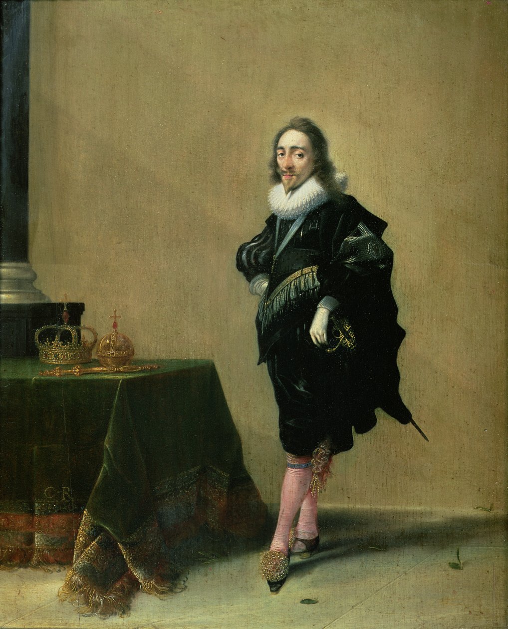 Portrét Karla I. (1600-49) 1632 od Hendrick Gerritsz Pot