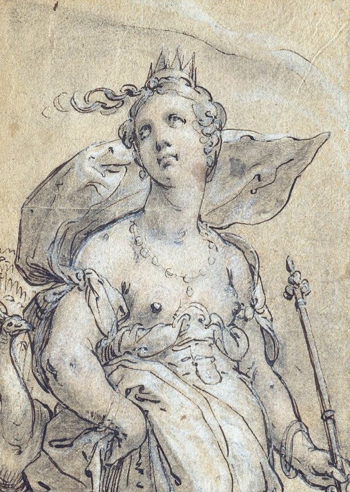 Juno od Hendrik Goltzius