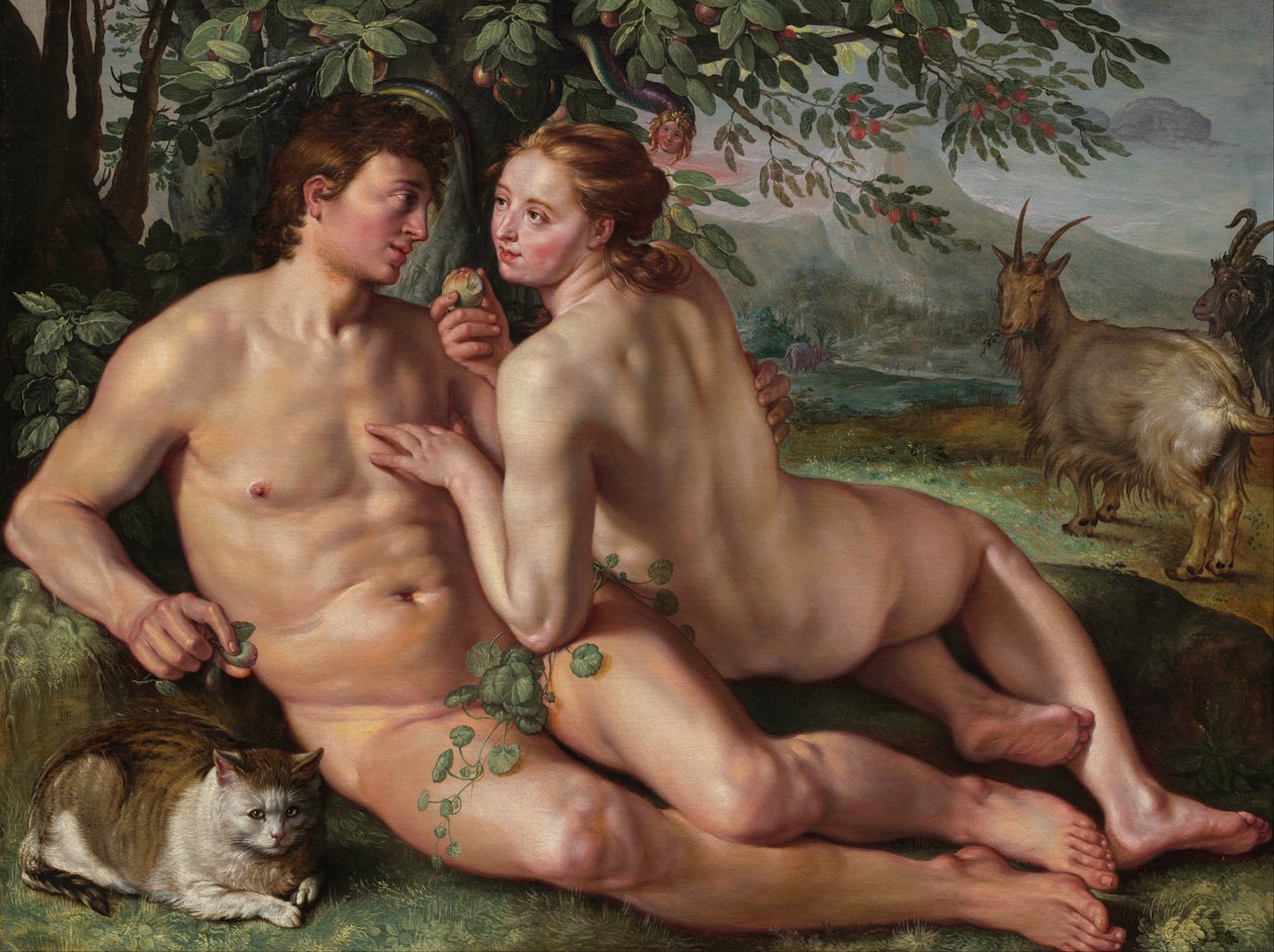 Pád člověka od Hendrik Goltzius