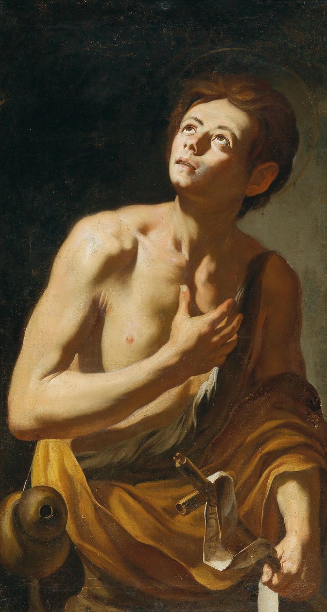 Mladý svatý Jan Křtitel od Hendrick de Somer