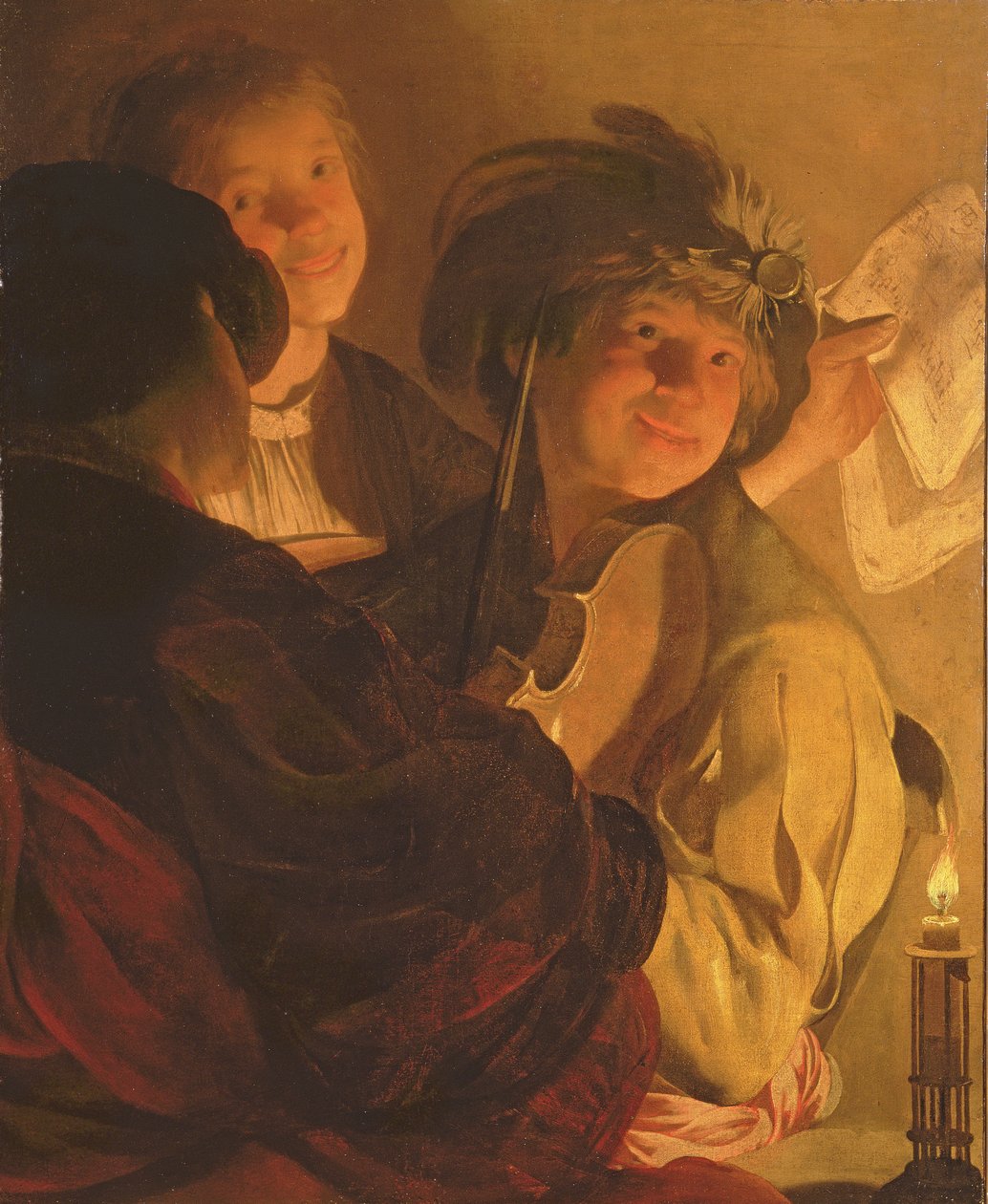 Koncert, 1626 od Hendrick ter Brugghen