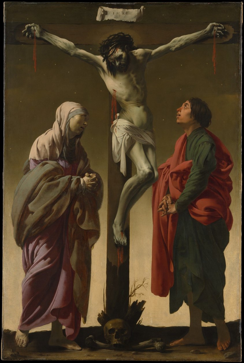 Ukřižování s Pannou a svatým Janem od Hendrick ter Brugghen