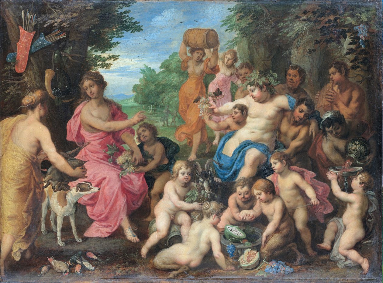 Bacchus a Diana od Hendrick van Balen