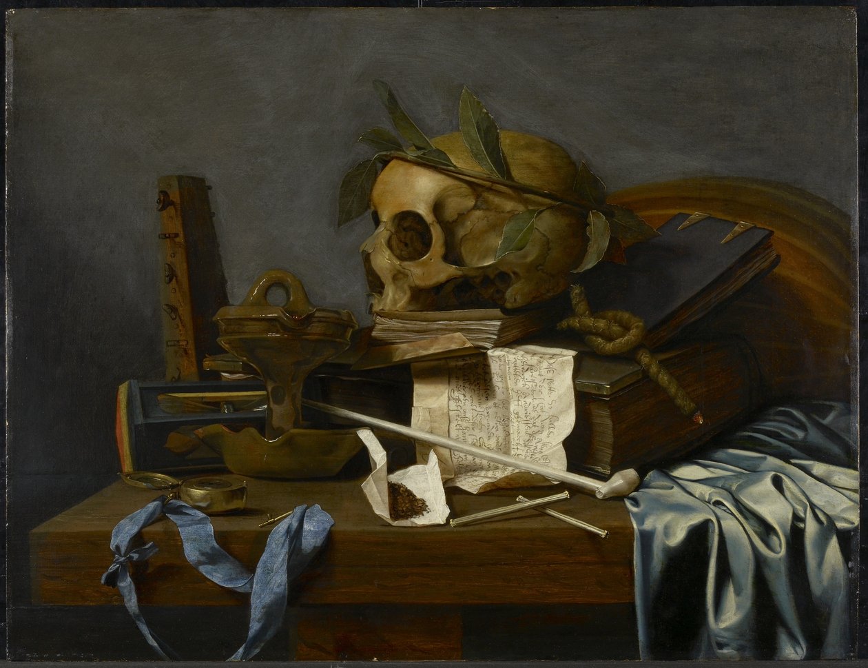Zátiší (Vanitas), kolem 1637 od Hendrick Andriessen