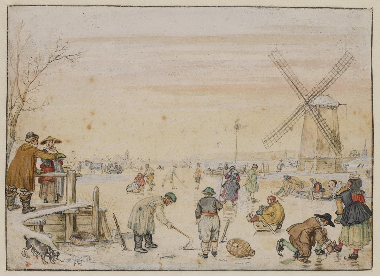 Zmrzlinová zábava od Hendrick Avercamp