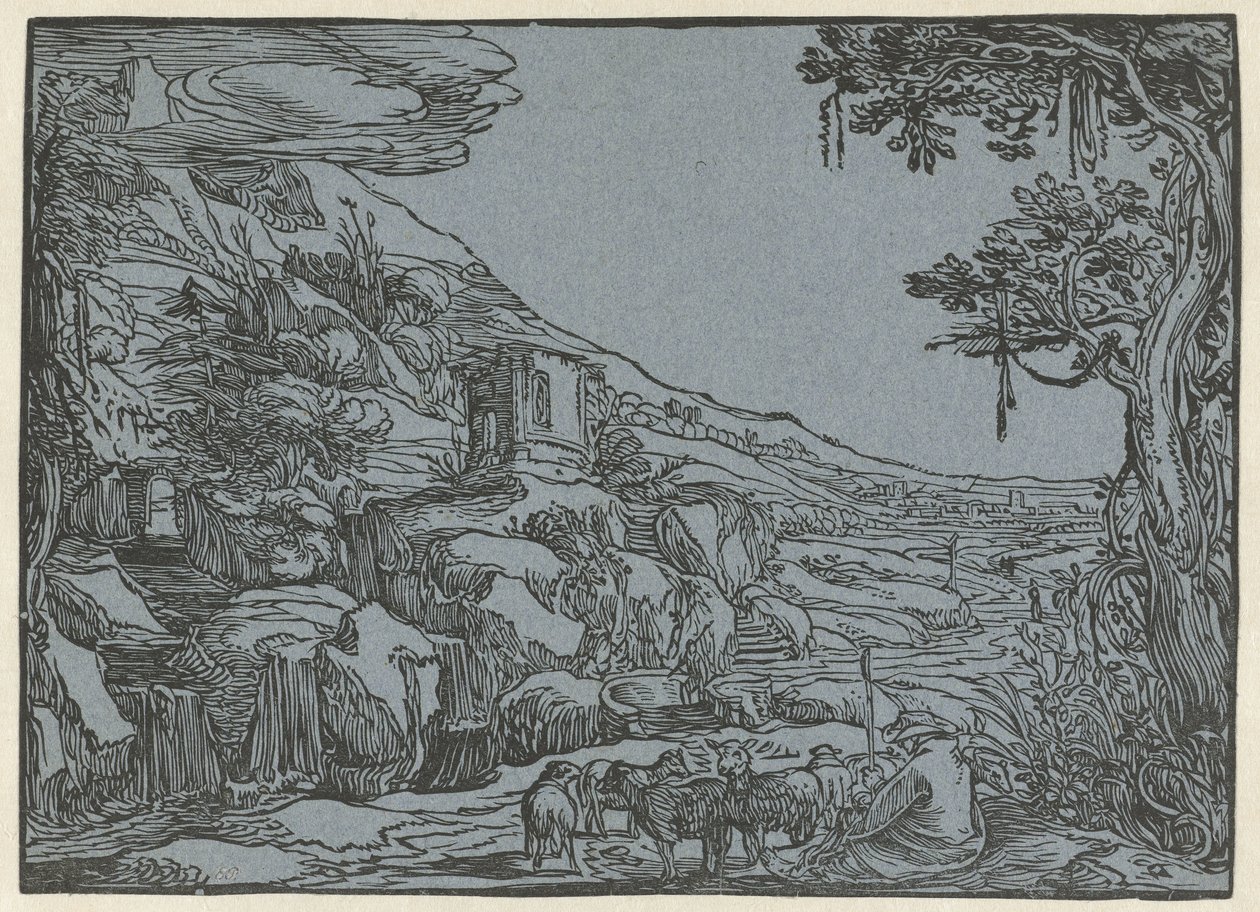 Arkádská krajina od Hendrick Goltzius (rejected attribution)