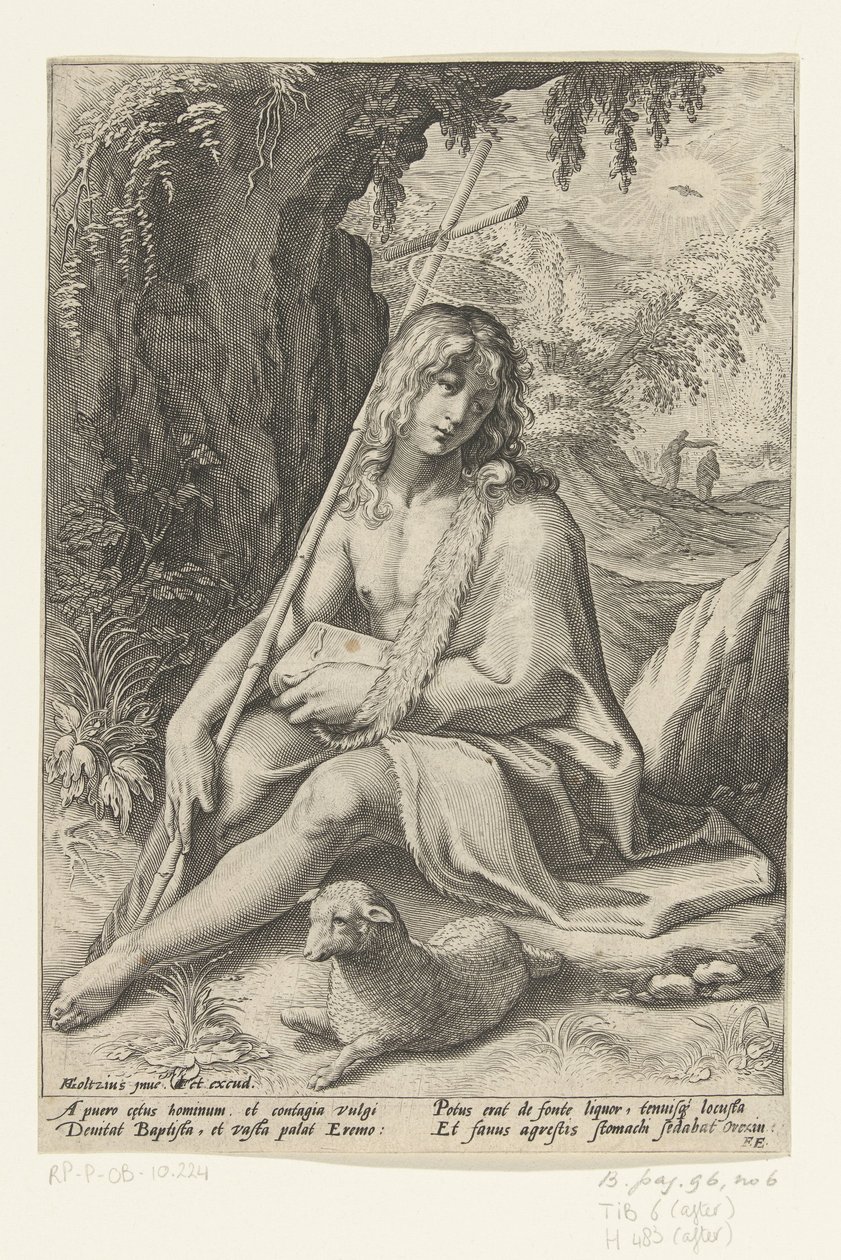 Jana Křtitele od Hendrick Goltzius (workshop of)