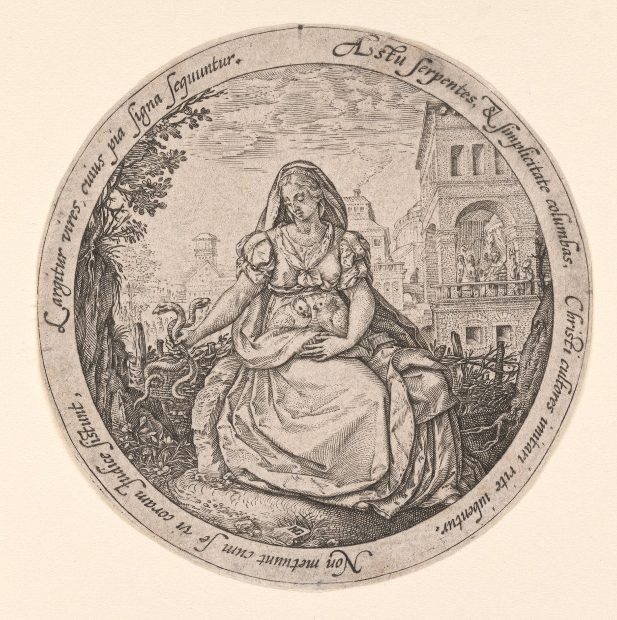 Alegorie opatrnosti od Hendrick Goltzius