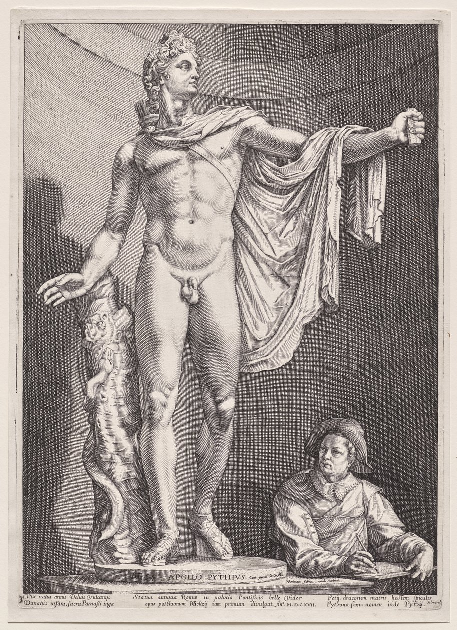 Apollón Belvederský od Hendrick Goltzius