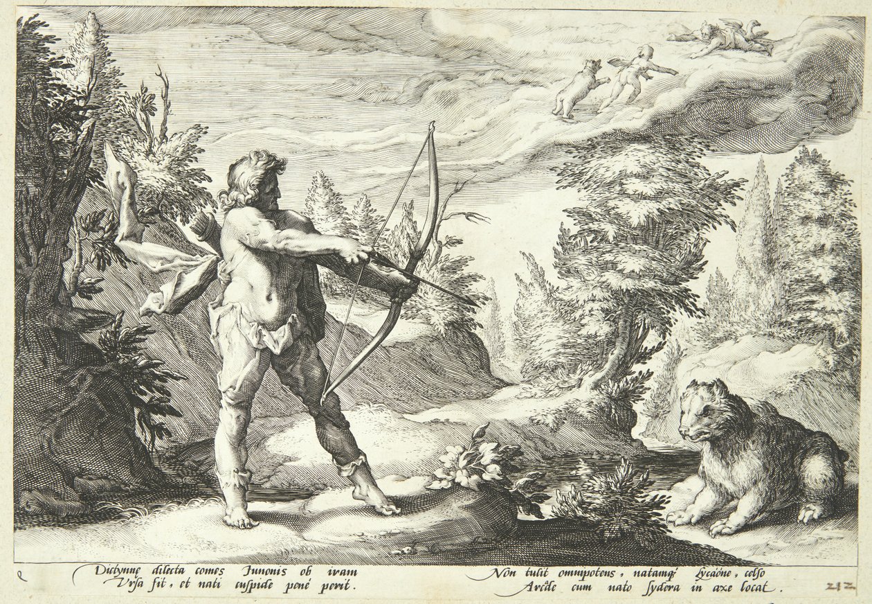 Arcas byl připraven zabít svou matku od Hendrick Goltzius