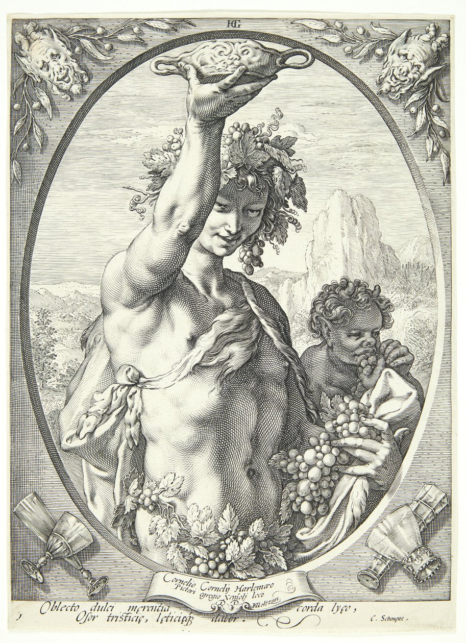 Bacchus od Hendrick Goltzius