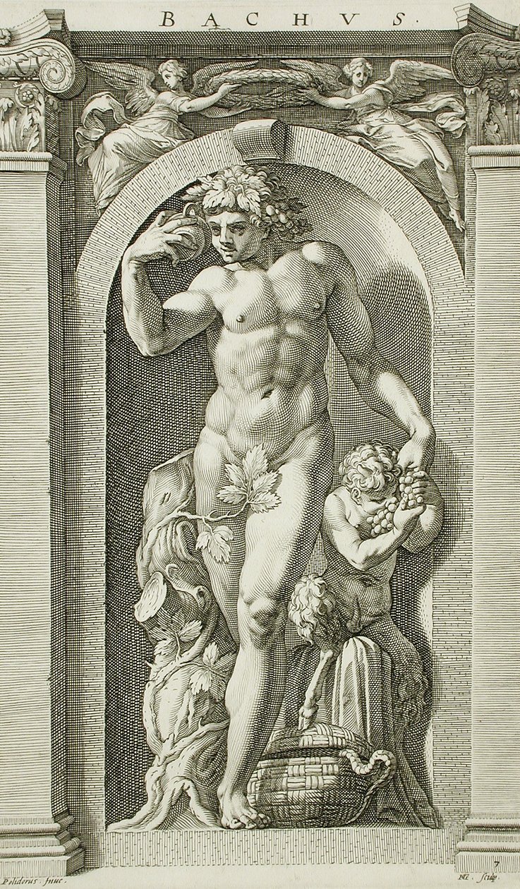 Bakchus od Hendrick Goltzius