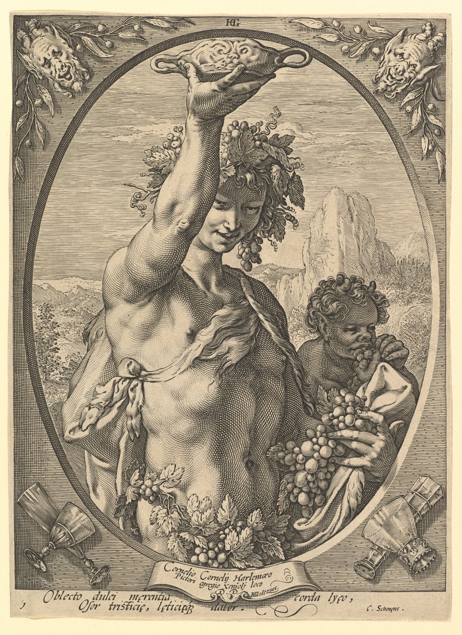 Bakchus od Hendrick Goltzius