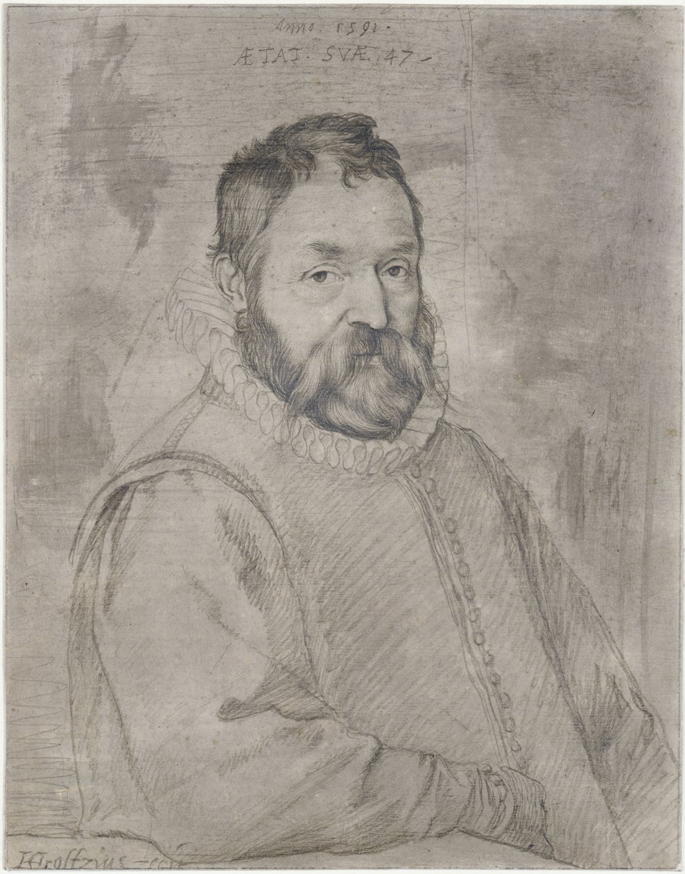 Portrét Federica Zuccarie od Hendrick Goltzius