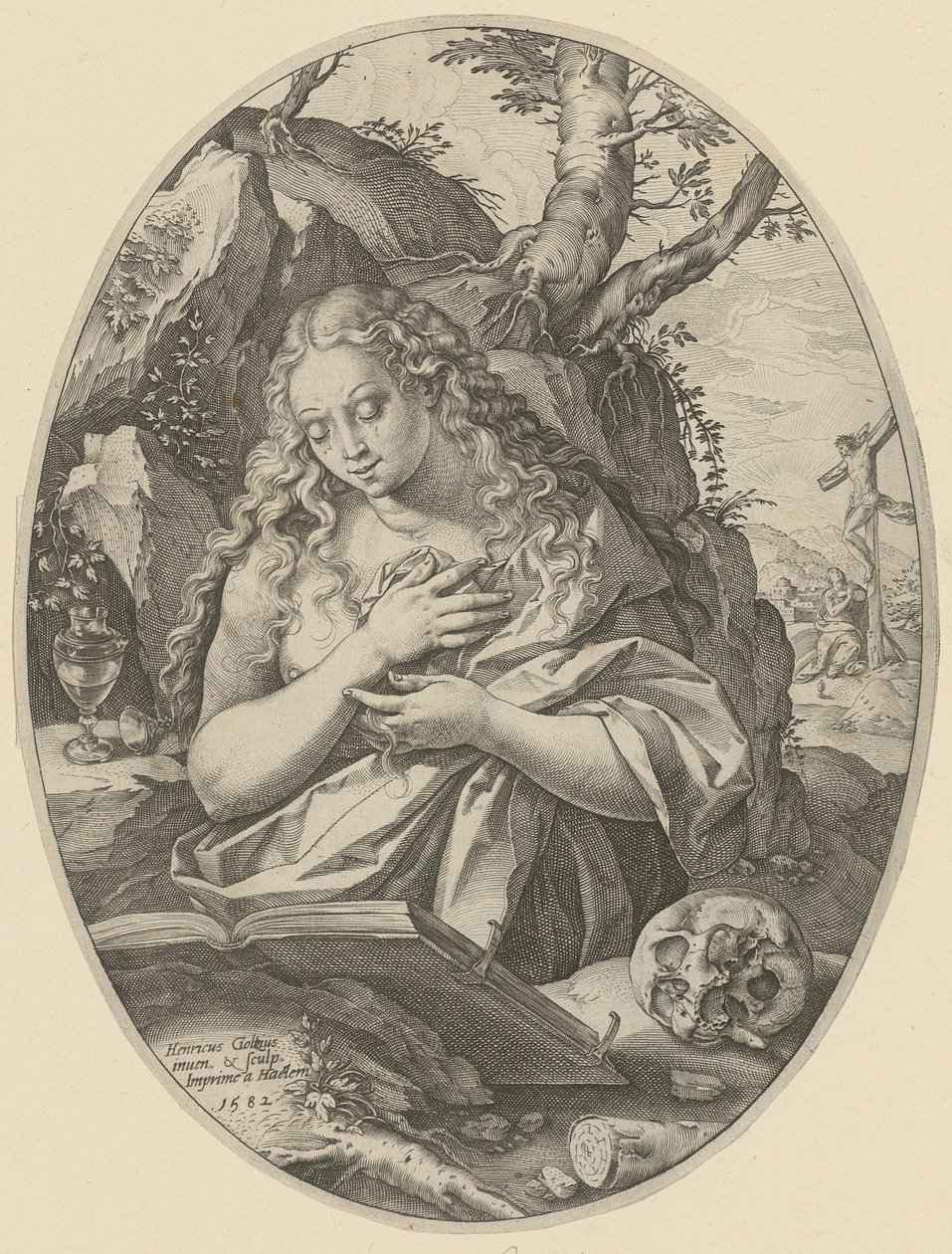 Pokorná Magdaléna od Hendrick Goltzius