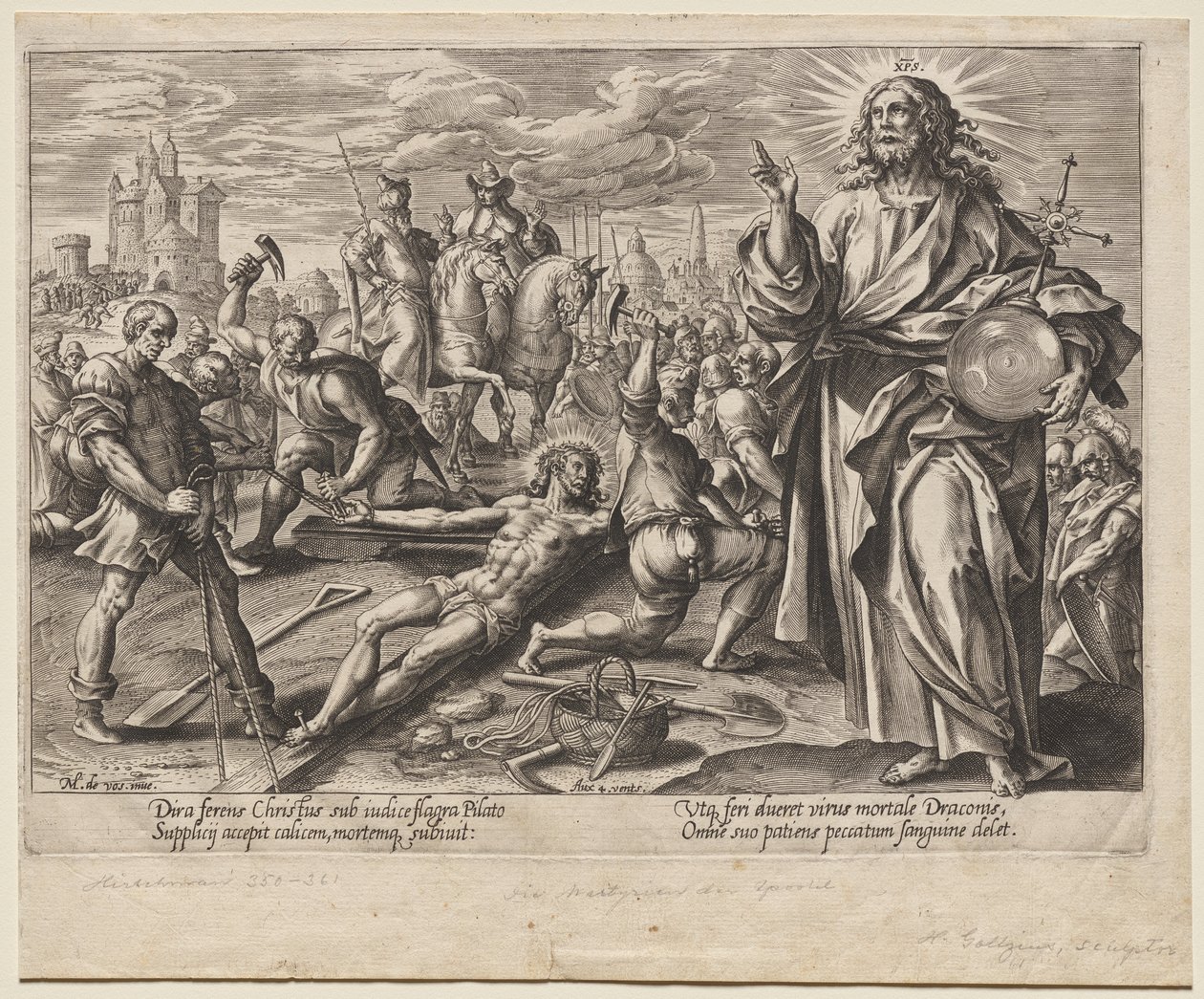 Kristus od Hendrick Goltzius