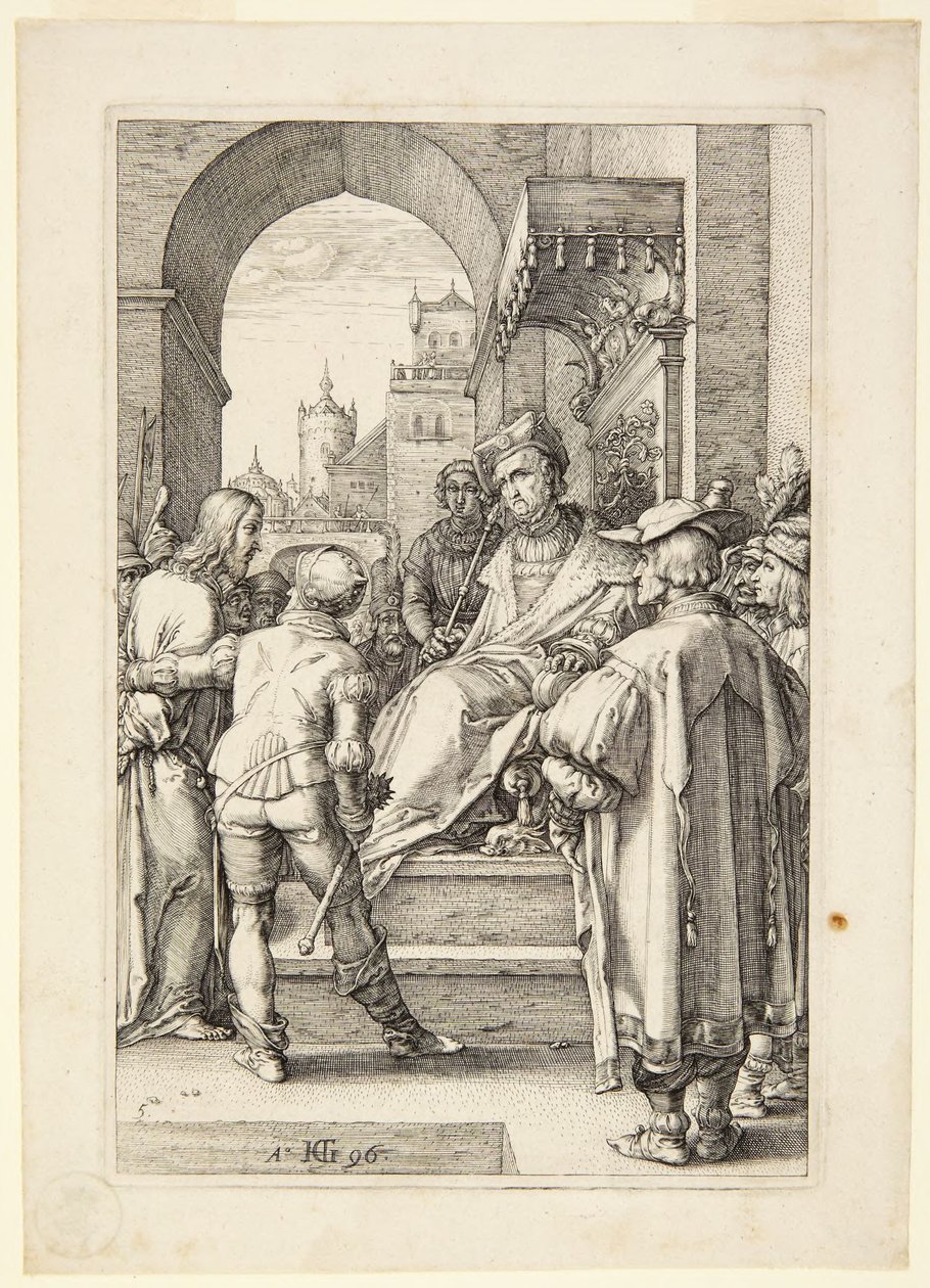 Kristus před Pilátem od Hendrick Goltzius