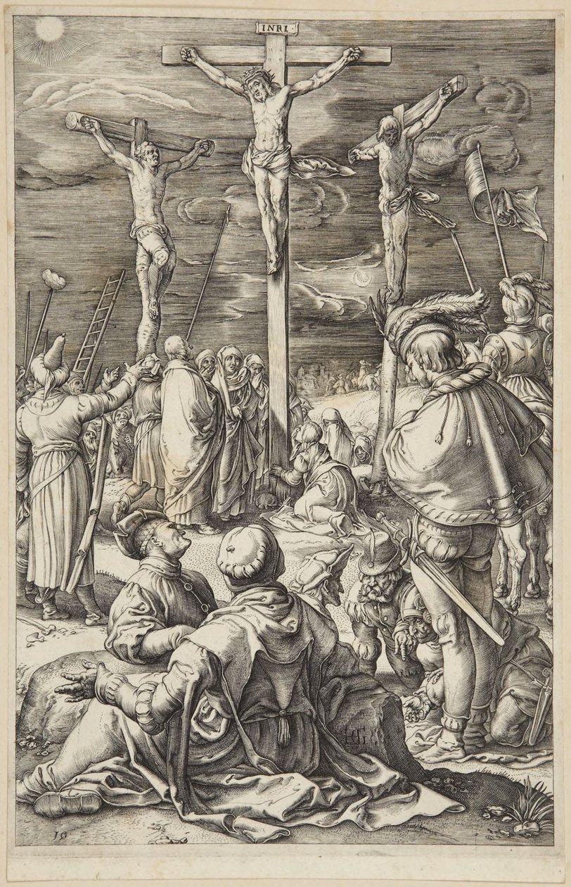 Kristus na kříži od Hendrick Goltzius